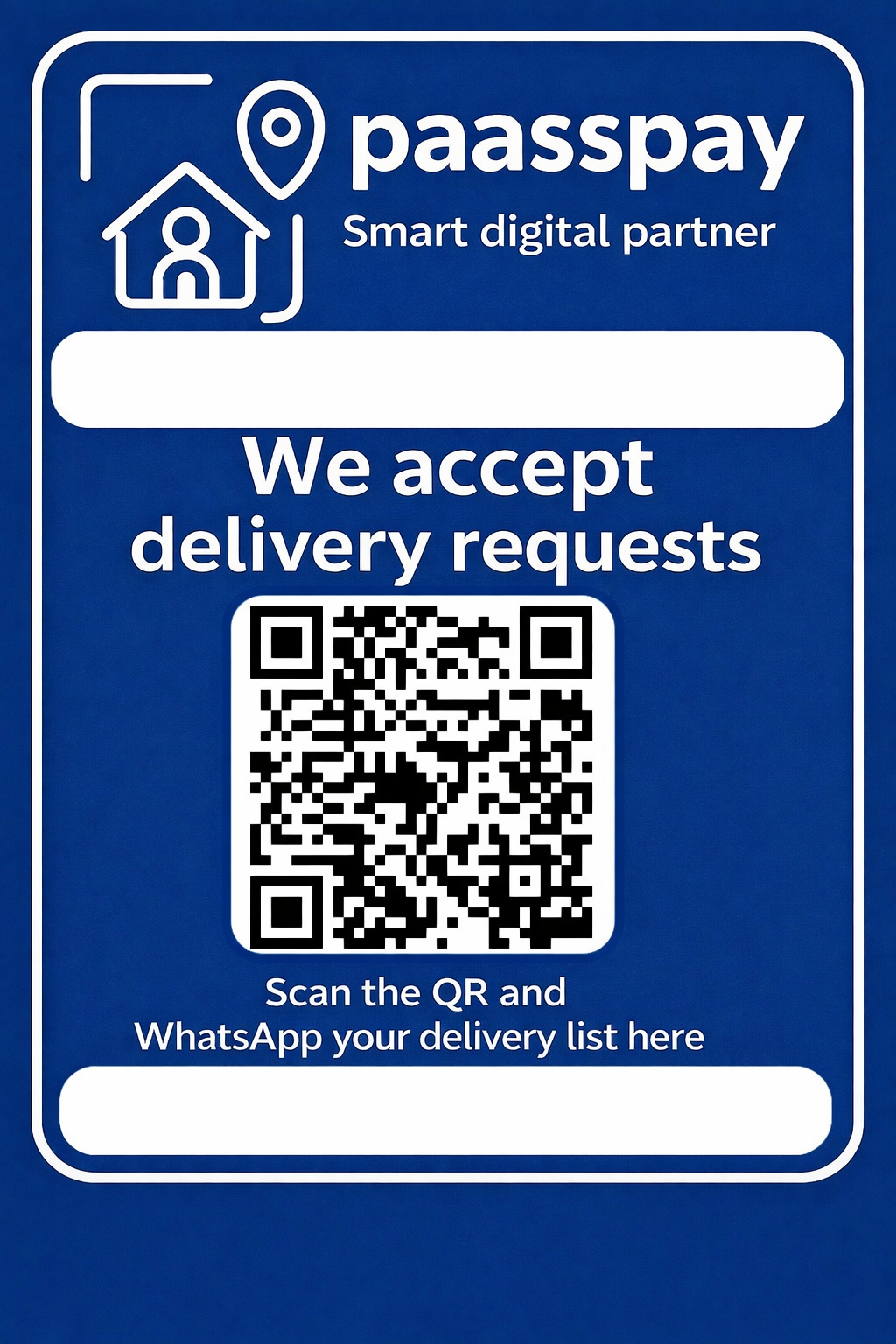 Paasspay Smart retail partner sticker